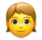 Person emoji on LG